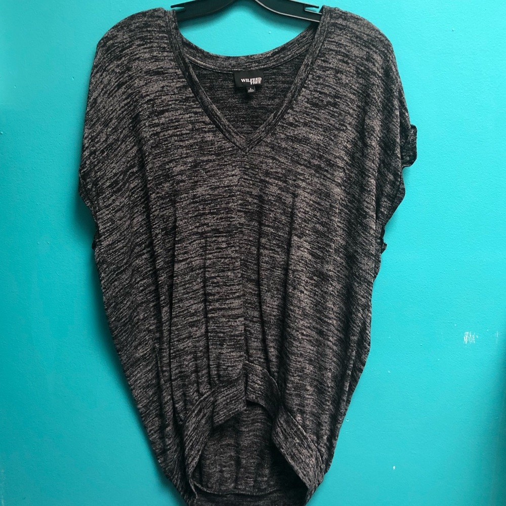 slouchy v-neck • wildfred